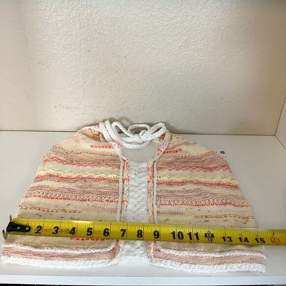 NWT Wendy Wurtzburger/ Marcella Volini Anthropologie Crochet Halter Top L - Picture 9 of 11